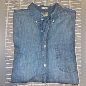 Like New Men’s J. Crew Chambray Shirt Size Medium